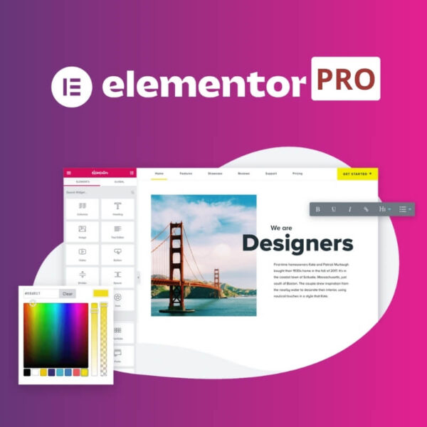 Elementor Pro | Eleve o seu site para o próximo nível | Qualidade e Design Superior