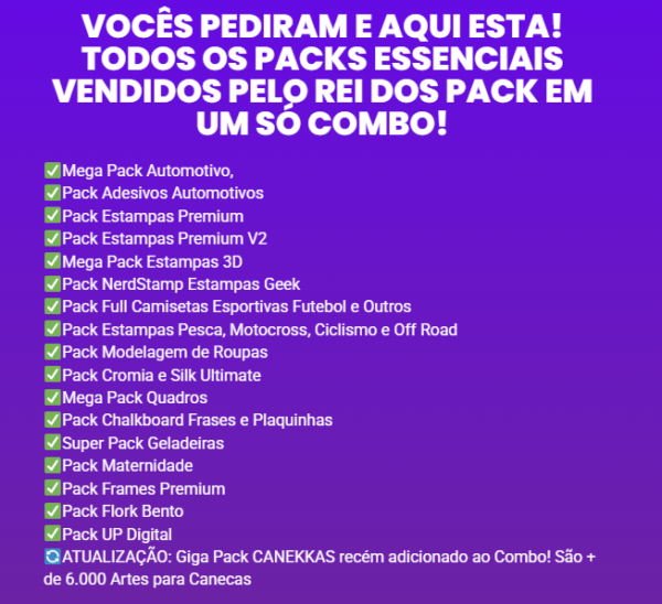 Combo Rei dos Packs - Imagem 2